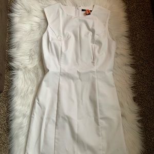 White French Connection Midi Dress
